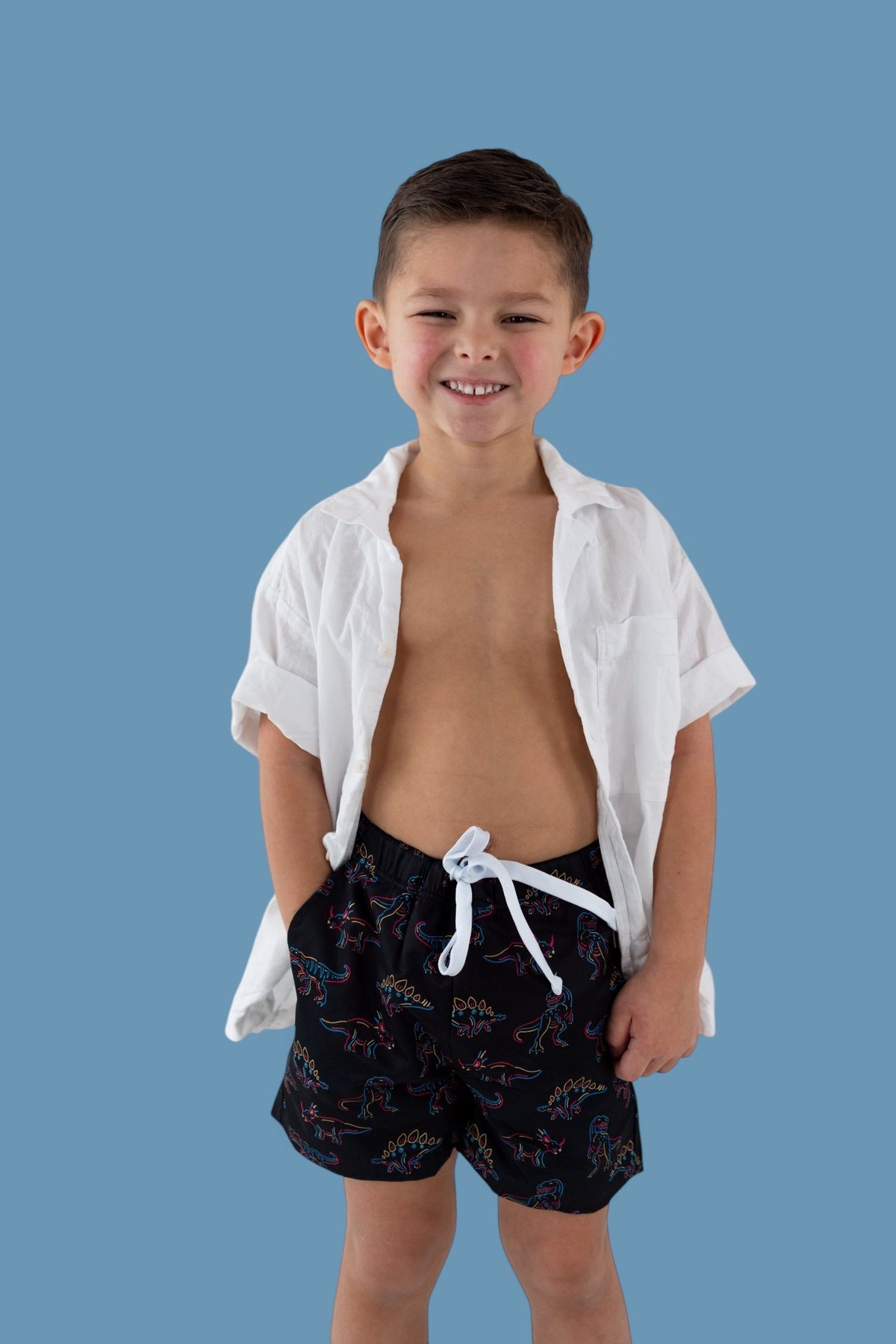 DREAM BIG LITTLE CO DINOSNORE DREAM SWIM TRUNKSEveretts Place