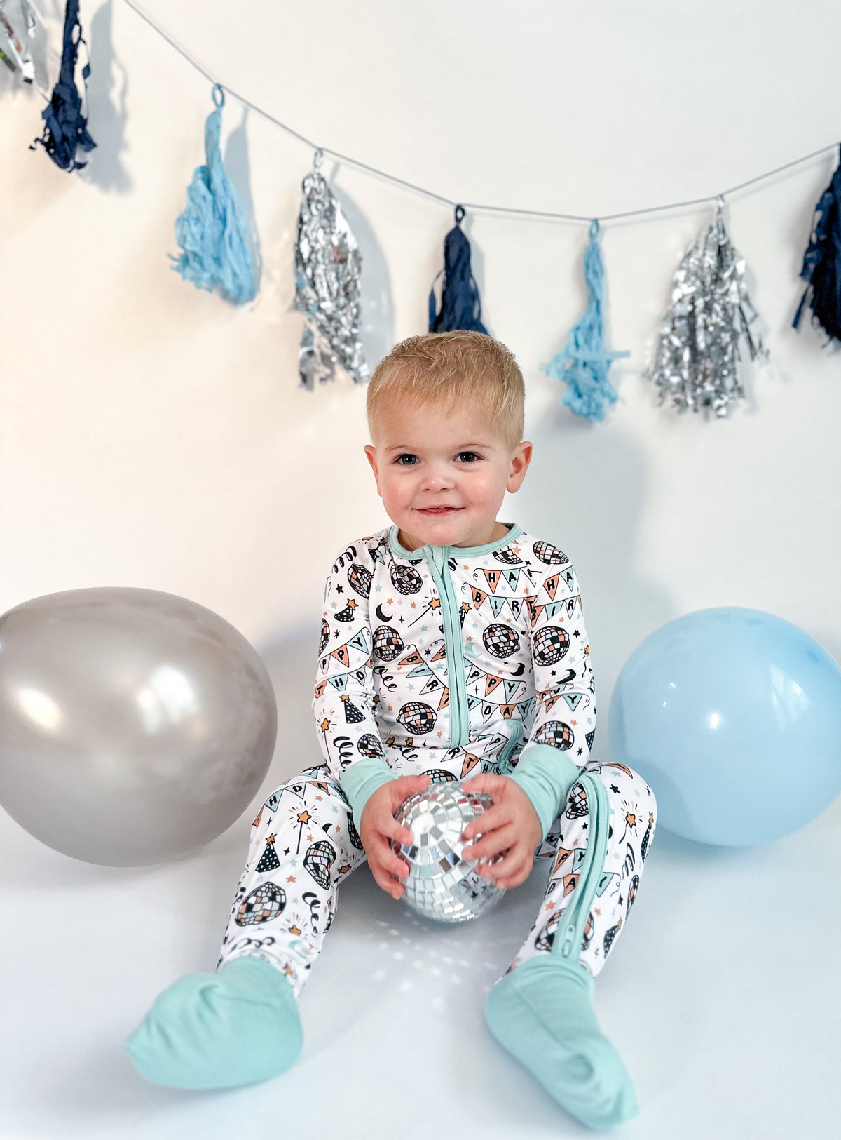 DREAM BIG LITTLE CO DISCO BIRTHDAY BOY DREAM ROMPEREveretts Place
