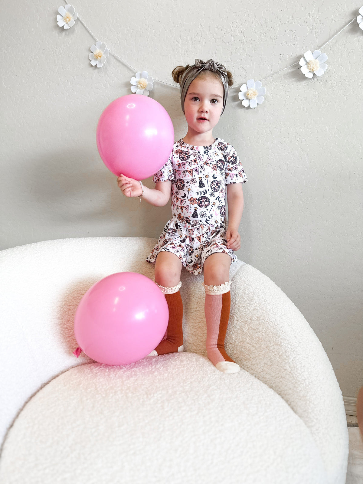 DREAM BIG LITTLE CO DISCO BIRTHDAY GIRL DREAM BODYSUIT DRESSEveretts Place