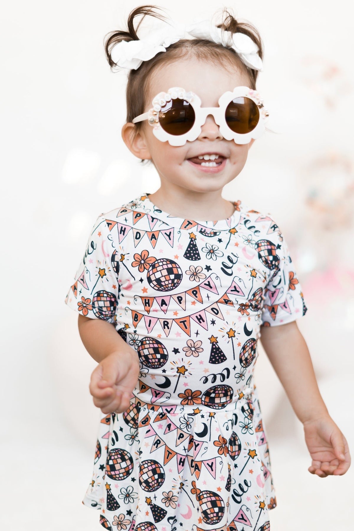 DREAM BIG LITTLE CO DISCO BIRTHDAY GIRL DREAM BODYSUIT DRESSEveretts Place