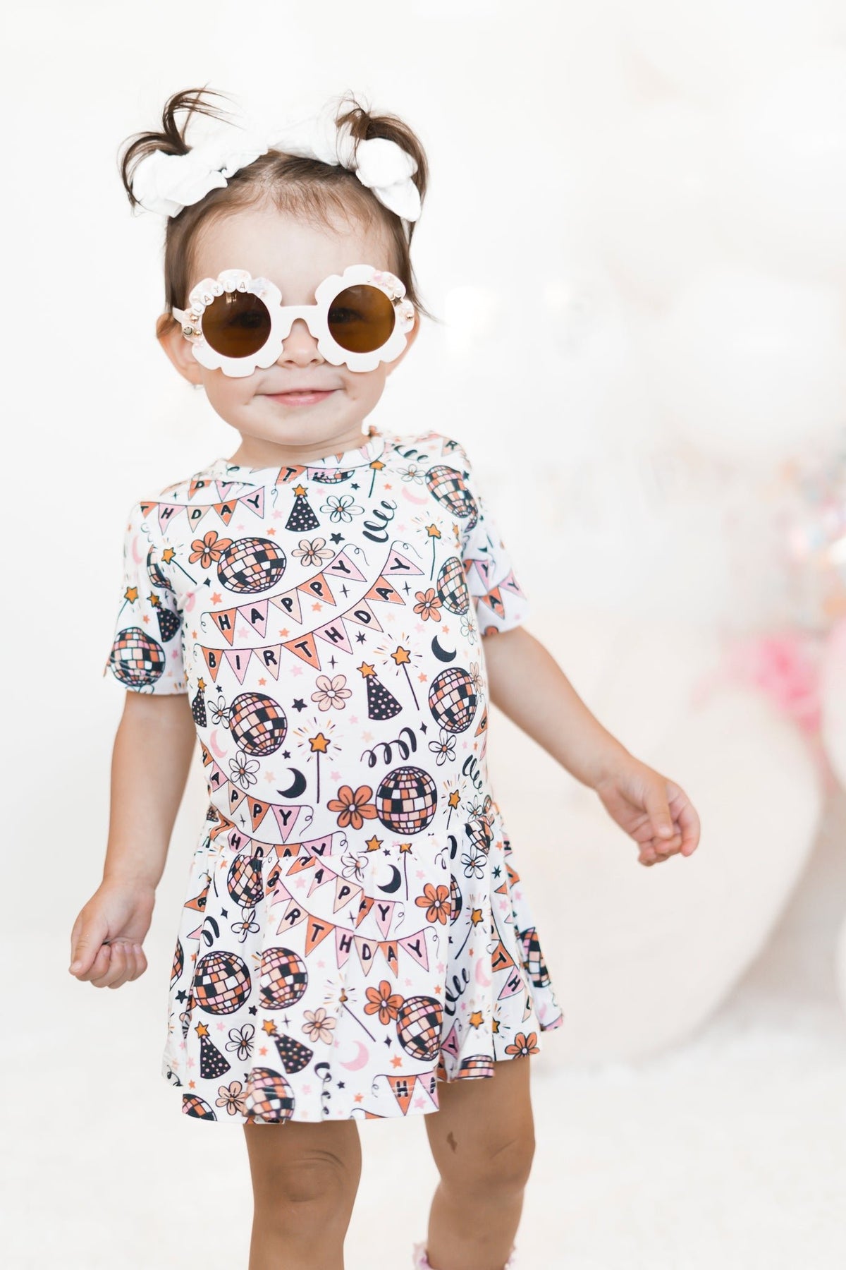 DREAM BIG LITTLE CO DISCO BIRTHDAY GIRL DREAM BODYSUIT DRESSEveretts Place