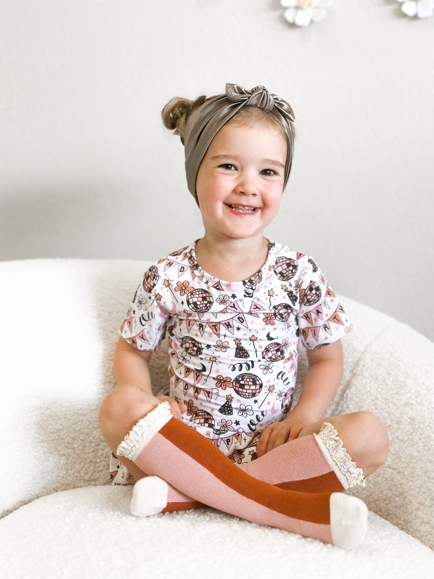 DREAM BIG LITTLE CO DISCO BIRTHDAY GIRL DREAM BODYSUIT DRESSEveretts Place