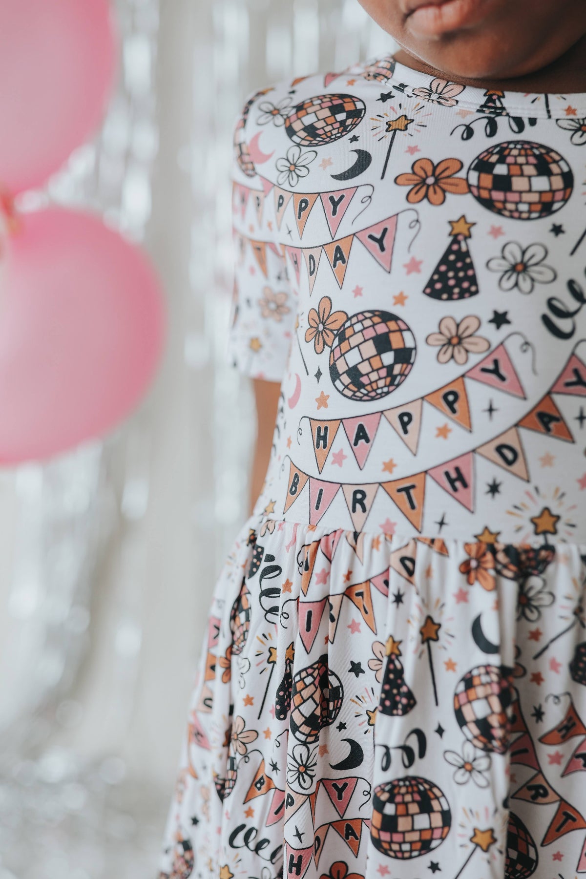 DREAM BIG LITTLE CO DISCO BIRTHDAY GIRL DREAM RUFFLE DRESSEveretts Place