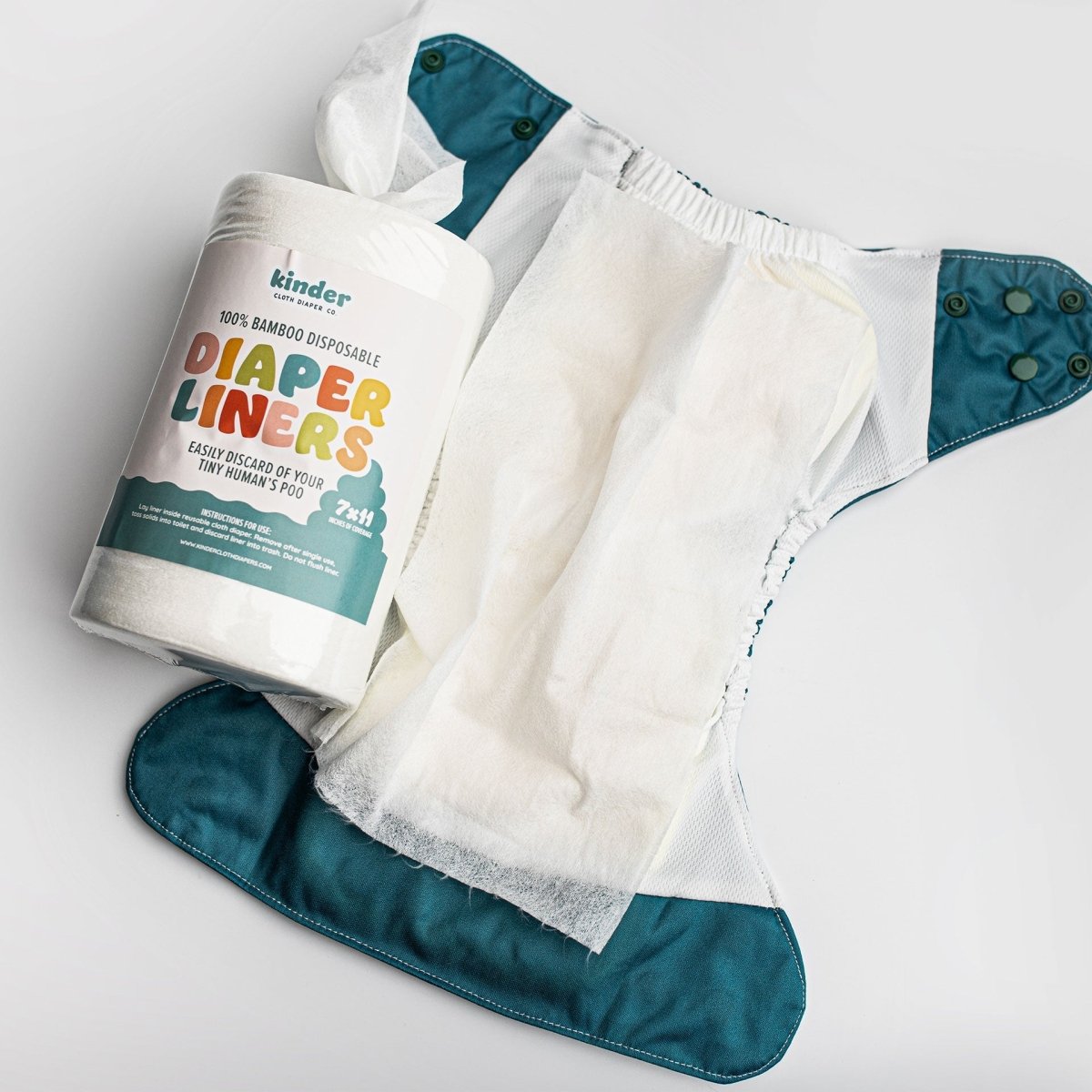 Disposable Bamboo Viscose Diaper Liners (Roll of 100) - Everetts Place Boutique - Diaper Liners