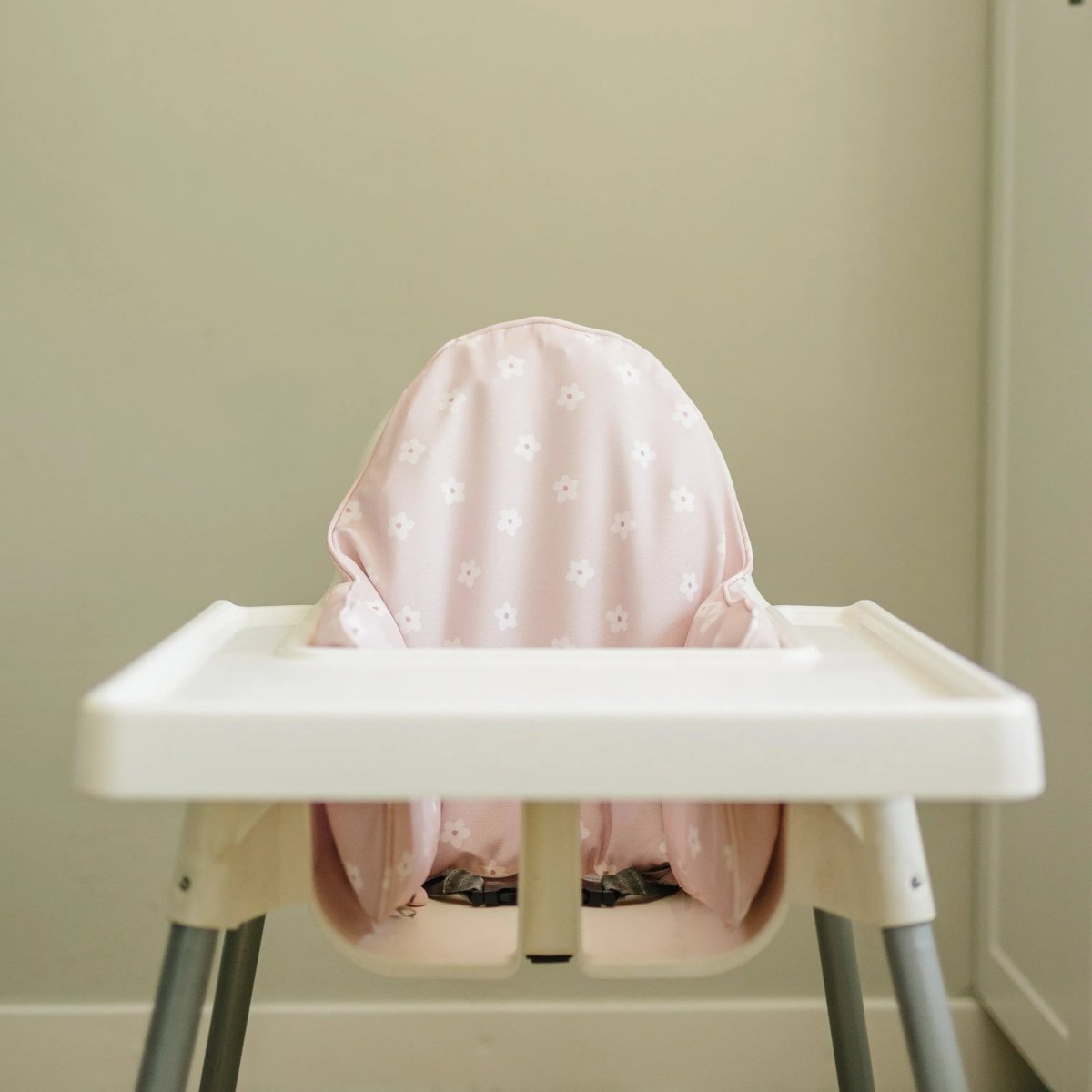 Little Joy Co. Ditsy Pink Flowers Cushion Cover For IKEA Antilop Highchair - Everetts Place Boutique - 