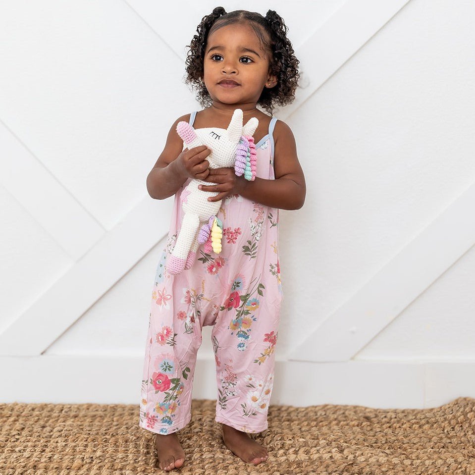 Organic Ditzy Floral Jumpsuit by Bestaroo at Everetts Place