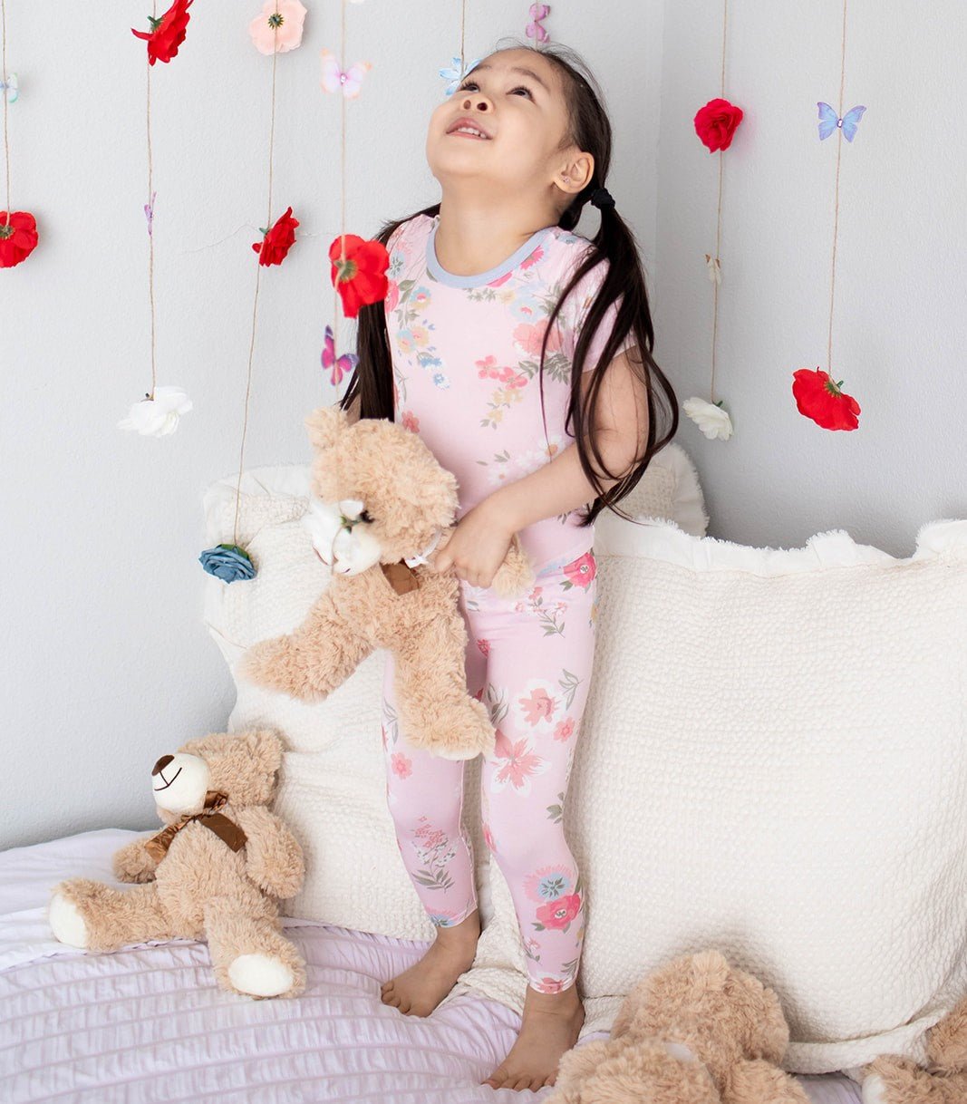 Organic Ditzy Floral S/S Pajama by Bestaroo at Everetts Place