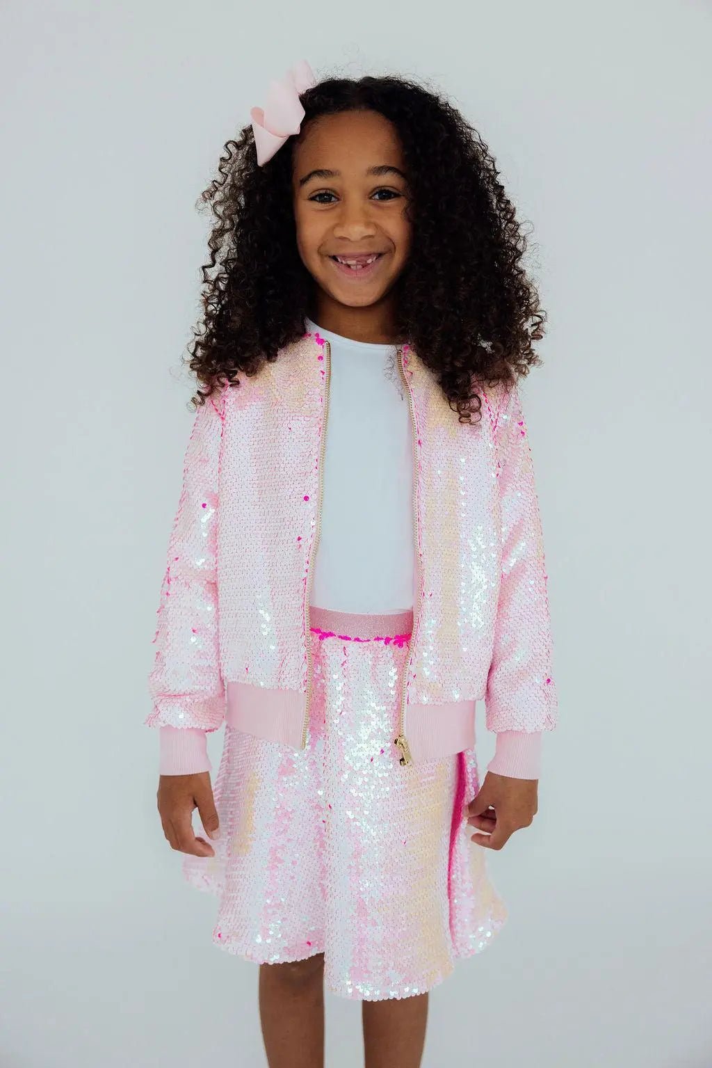Mila & Rose ® Diva Pink Flip Sequin Jacket - 