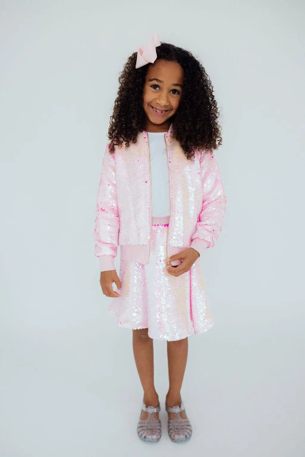 Mila & Rose ® Diva Pink Flip Sequin Jacket - 