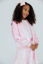 Mila & Rose ® Diva Pink Flip Sequin Jacket - 