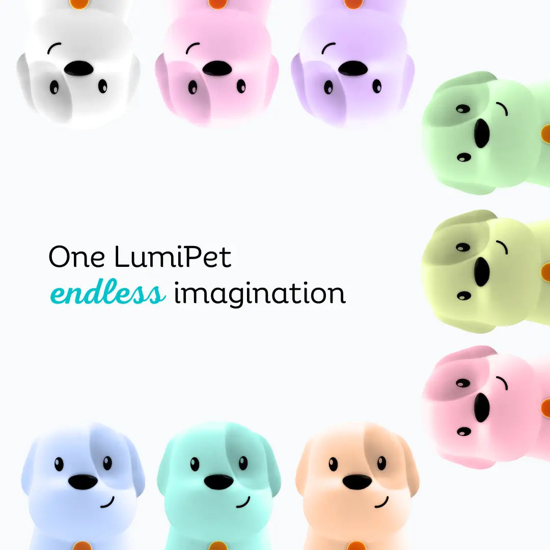 Lumieworld Dog Night Light for Kids - LED Puppy Lamp & Nursery Light | LumiPets® - 
