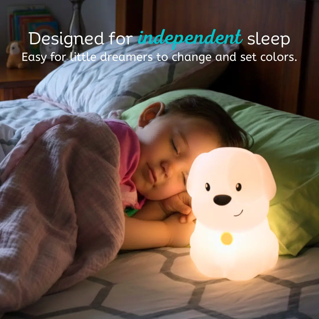 Lumieworld Dog Night Light for Kids - LED Puppy Lamp & Nursery Light | LumiPets® - 