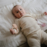 Mushie Dog Teether Made From Non Toxic Food Grade Silicone Soft And Safe For Babies - Everetts Place Boutique - 