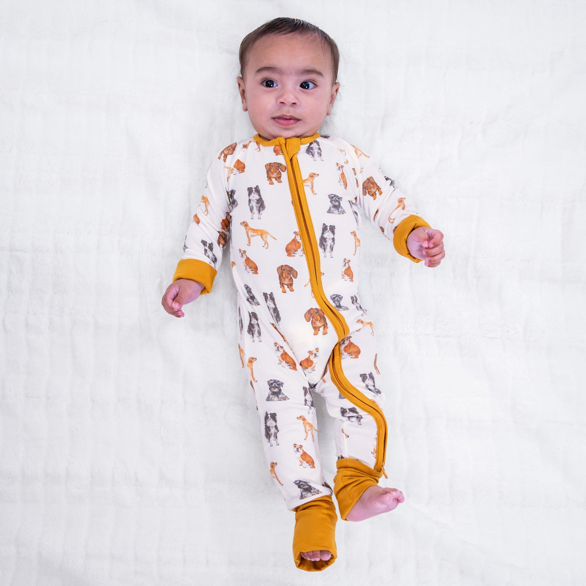 LollyBanks Doggone Cute Zipper One Piece Pajama