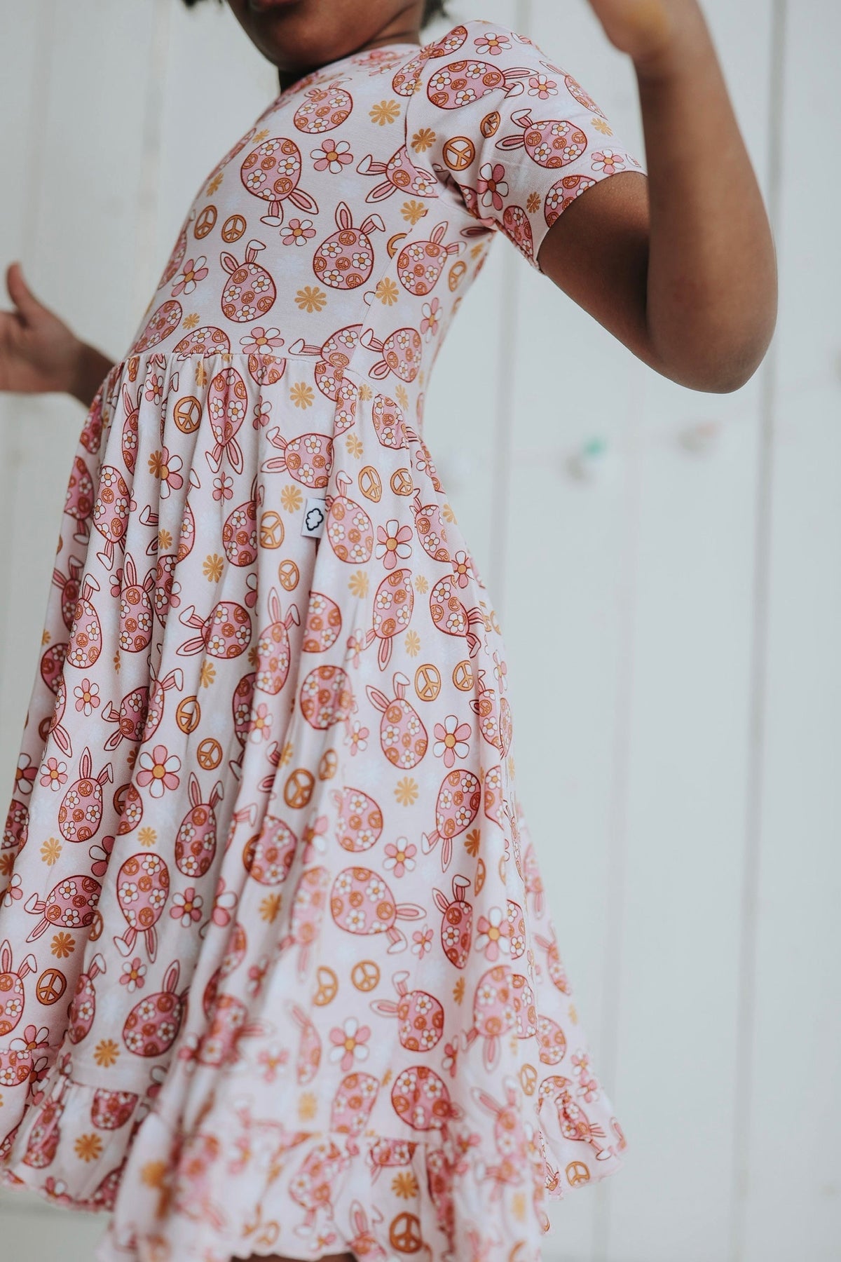 DREAM BIG LITTLE CO DON'T WORRY BE HOPPY DREAM RUFFLE DRESSEveretts Place