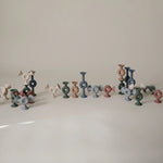 Mushie Donut Silicone Suction Builder Toys Set of 18 Non-Toxic Flexible Creativity Stacking Playtime Bath Time -