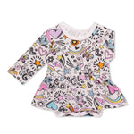 Bestaroo Doodle Days Bodysuit Dress - 