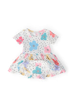 Mila & Rose ® Dots & Daisies S/S Twirl Bodysuit - 