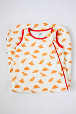 My First Roar Dinosaur Chicken Nugget Bamboo Pajamas | Kids 18M–5T by Rayn’s Tiny Stitches