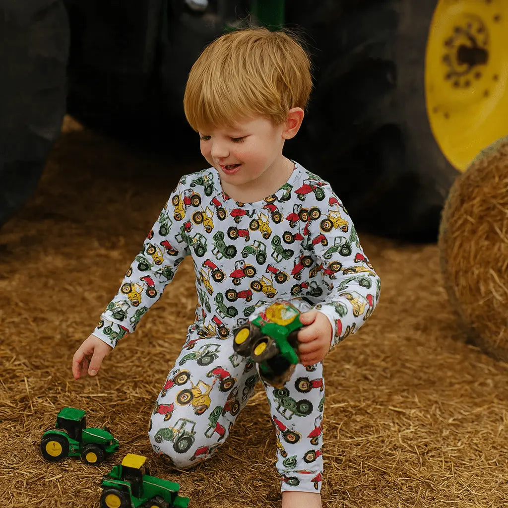 Sweet Bamboo Down On the Farm Big Kid Pajama - 