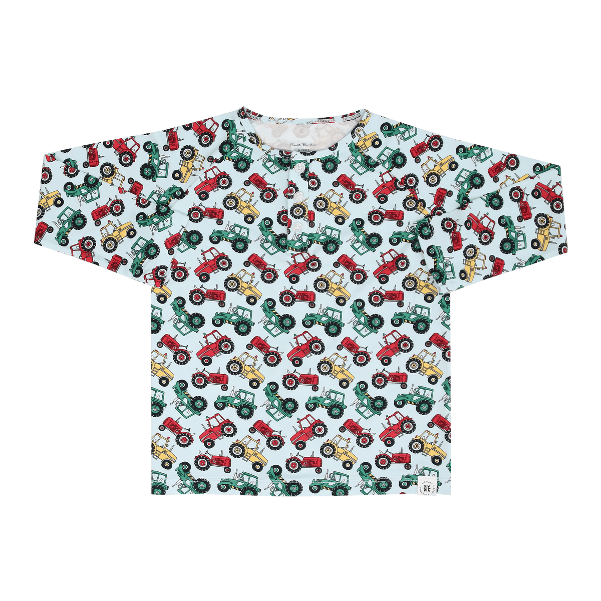 Sweet Bamboo Down On The Farm Raglan Henley - 
