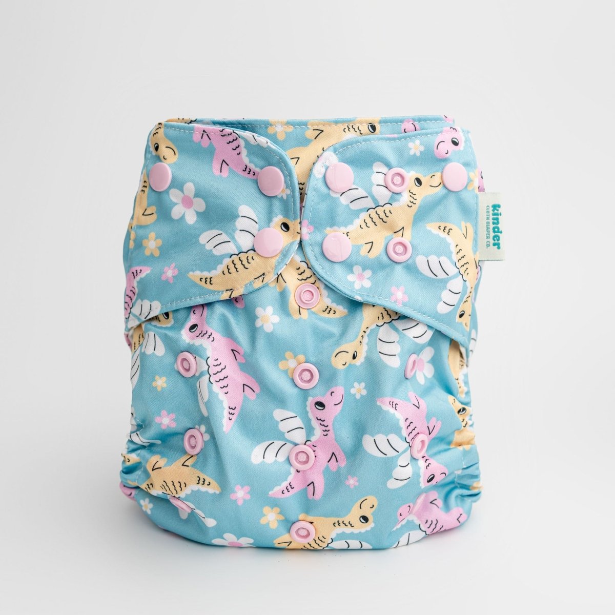 Fantasy: Essentials Pocket Cloth Diaper with Athletic Wicking Jersey, Grows with your Baby by Kinder Cloth Diaper Co.