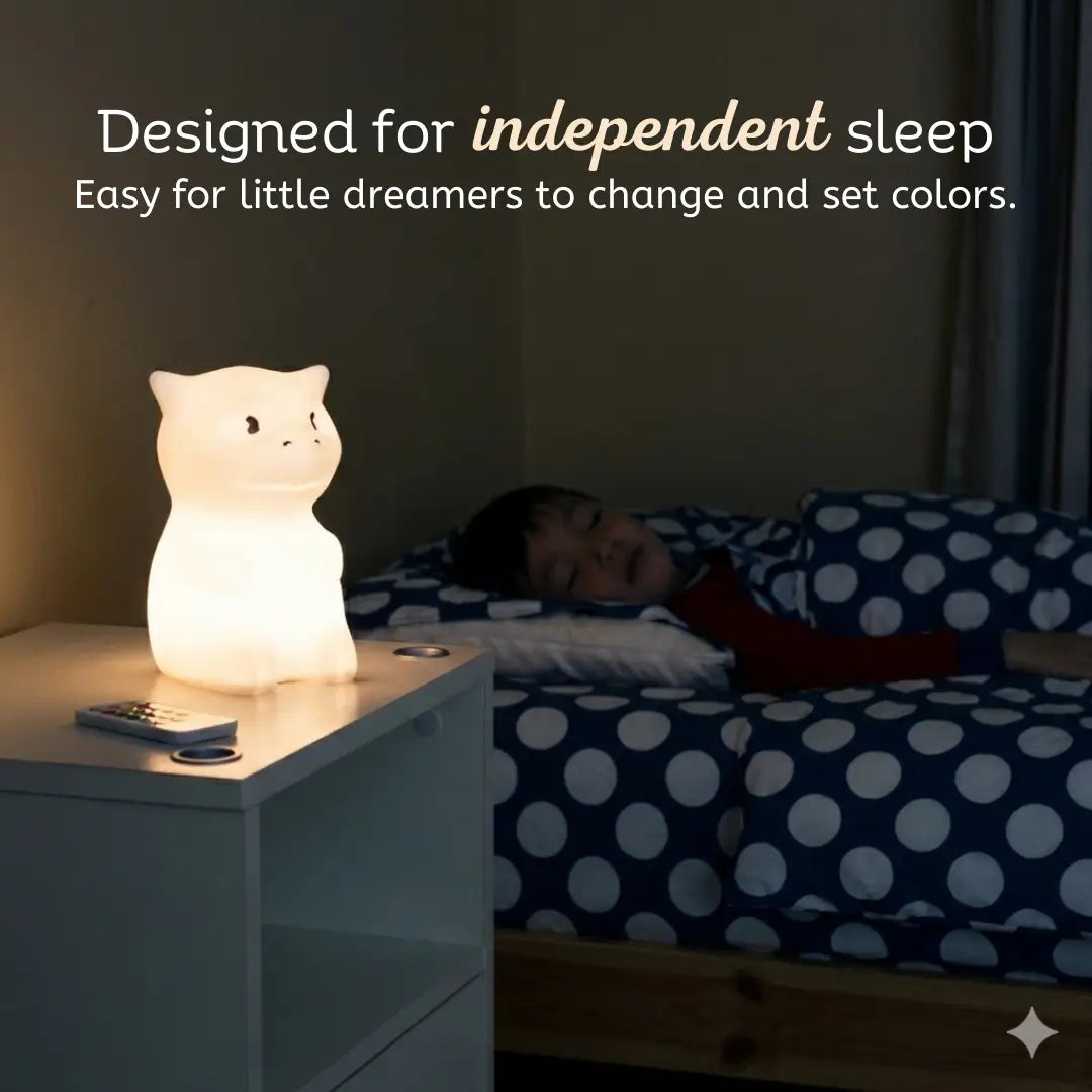 Lumieworld Dragon Night Light For Kids Silicone Dragon Lamp LumiPets Nursery Night Light - 