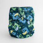 Fantasy: Essentials Pocket Cloth Diaper with Athletic Wicking Jersey, Grows with your Baby by Kinder Cloth Diaper Co.