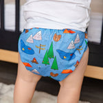 Animals and Insects: Essentials Pocket Cloth Diaper with Athletic Wicking Jersey, Grows with your Baby - Everetts Place Boutique - Pocket Diaper