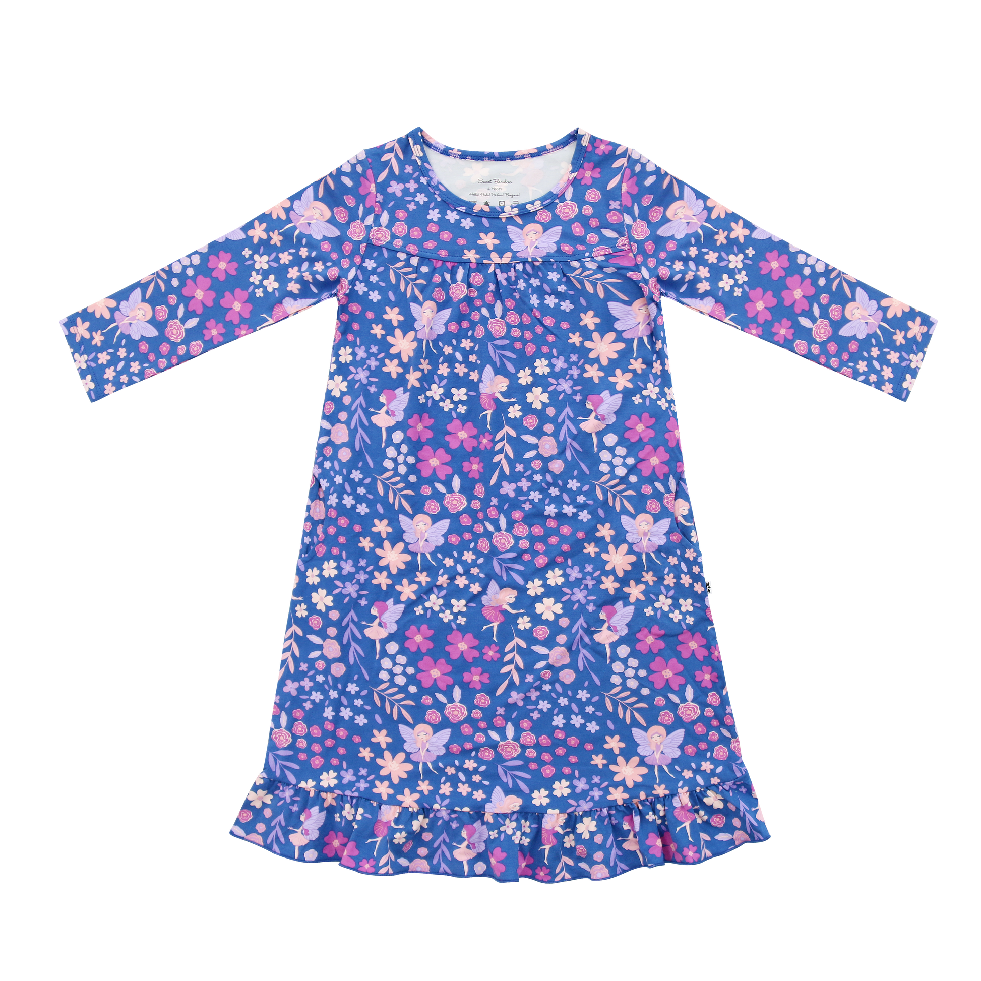 Sweet Bamboo Dream Boho Tea Length Dress For Girls Pockets Sweet Bamboo Everetts Place: Online Boutique