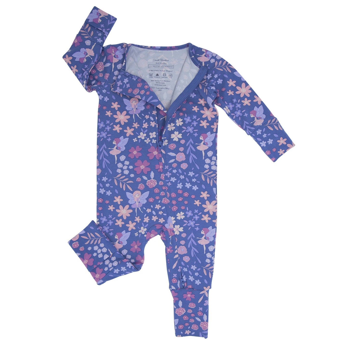 Dream A Little Dream Convertible Two Way Zip Baby Romper Sweet Bamboo Everetts Place: Online Boutique