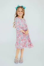 Mila & Rose ® Dream Big Little One 3/4 Pocket Twirl Dress - 