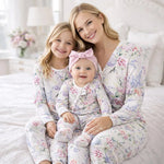 Tesa Babe Dream Blossom Bamboo Women’s Pajama Set - Watercolor Floral - 