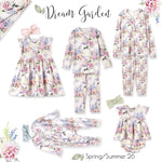 Tesa Babe Dream Blossom Soft Bamboo Stroller Blanket with Floral Print - 
