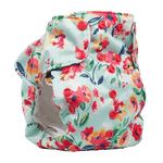 Smart Bottoms Dream Diaper 2.0 - Aqua Floral - 