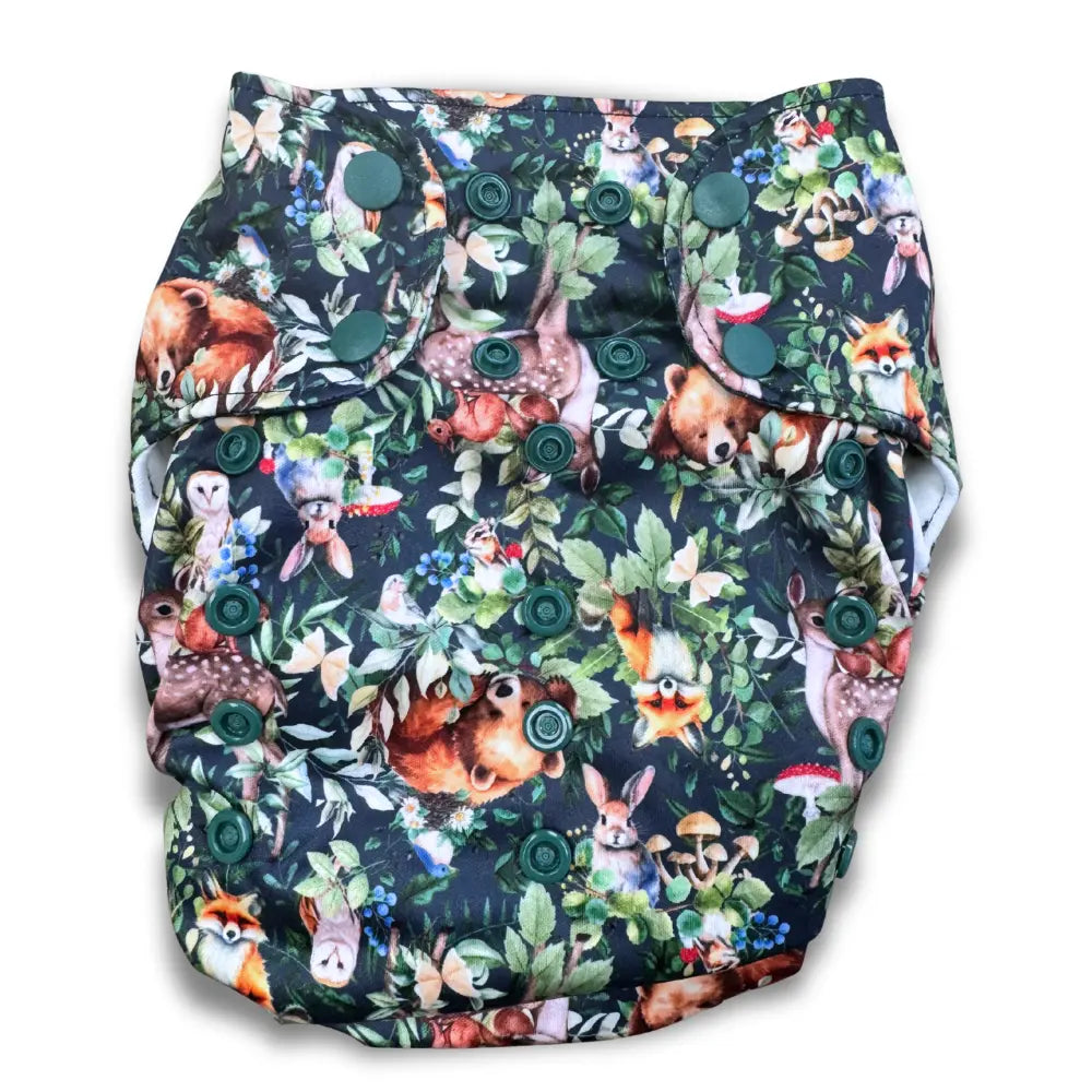 Smart Bottoms Dream Diaper 3.0 Natural Fiber Pocket Diaper - Brambleberry - 