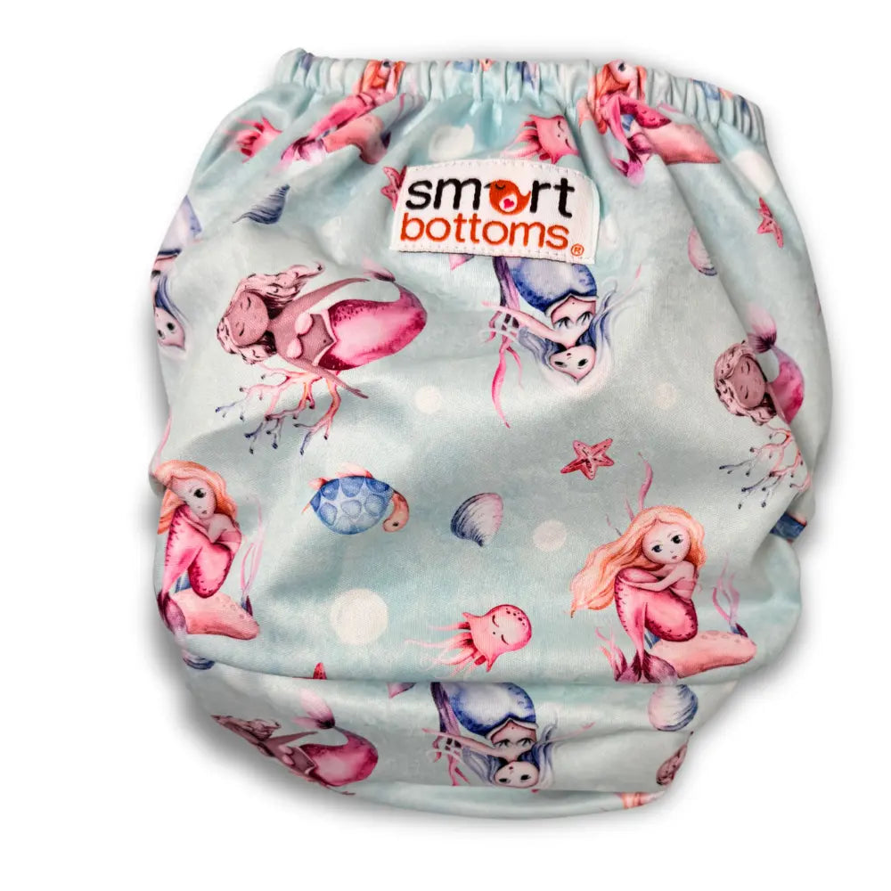 Smart Bottoms Dream Diaper 3.0 Natural Fiber Pocket Diaper - Mermazing - 
