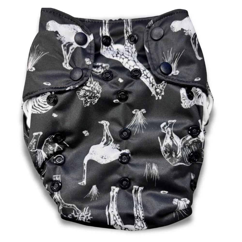 Smart Bottoms Dream Diaper 3.0 Natural Fiber Pocket Diaper - Safari Adventure - 