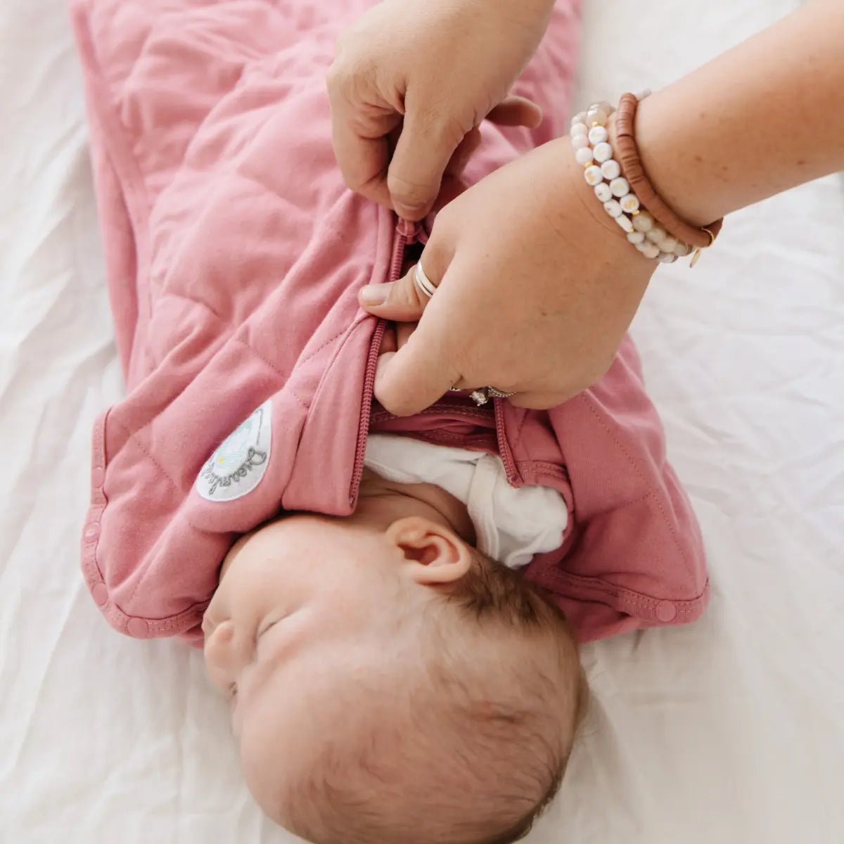 Dreamland Baby Dream Weighted Sleep Swaddle with CoverCalm Technology for Newborns - 