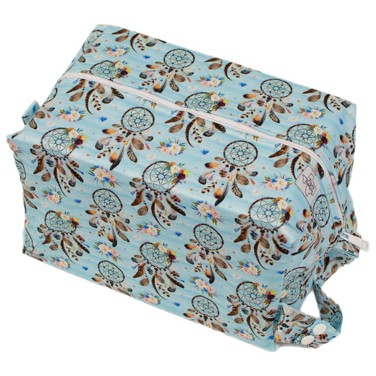 Dreamer Pod Water Resistant Double Lined Diaper Holder for Eight to Ten Stuffed Diapers Texas Tushies