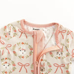 Dreamlet Dreamlet Bows And Bunnies Baby Romper Bamboo Viscose - Everetts Place Boutique - 
