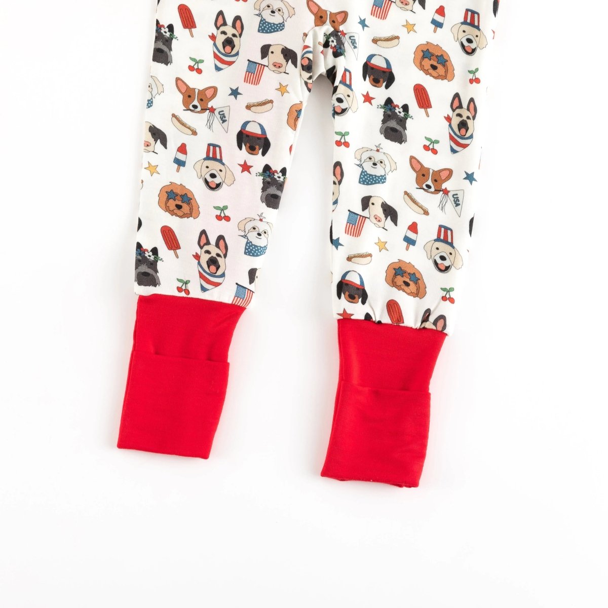 Dreamlet Dreamlet Freedom Dogs Convertible Zip Footies 12 To 18M - Everetts Place Boutique - 