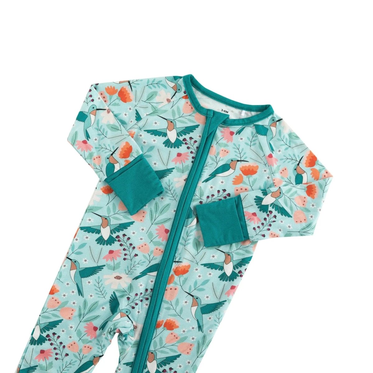 Dreamlet Dreamlet Hummingbird Bloom Convertible Zip Footies Baby - Everetts Place Boutique - 