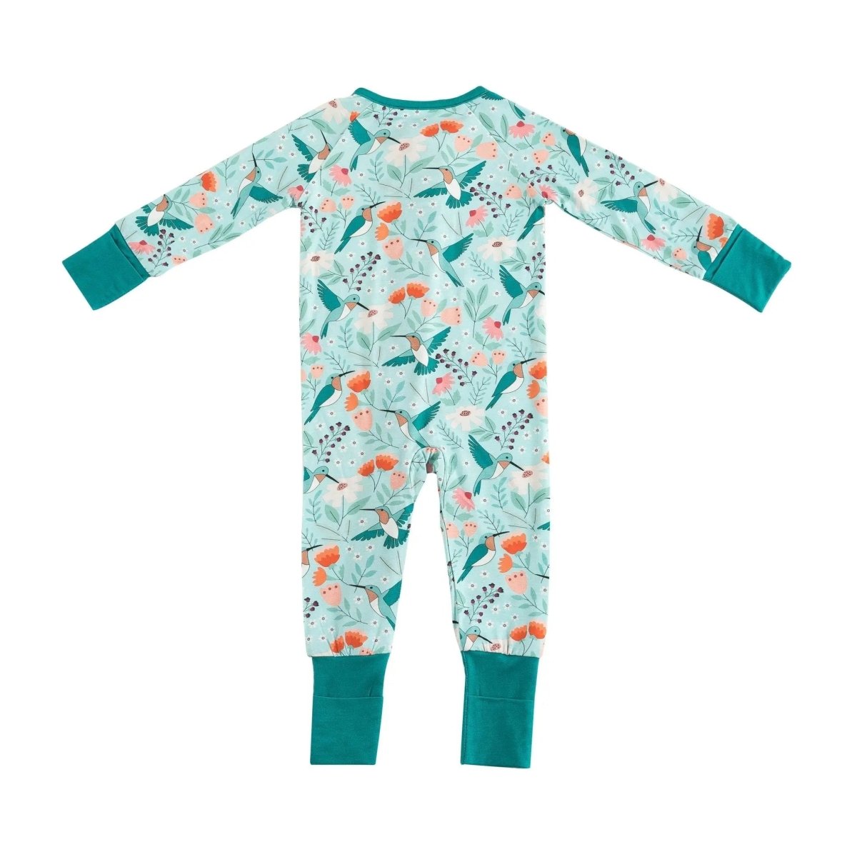 Dreamlet Dreamlet Hummingbird Bloom Convertible Zip Footies Baby - Everetts Place Boutique - 