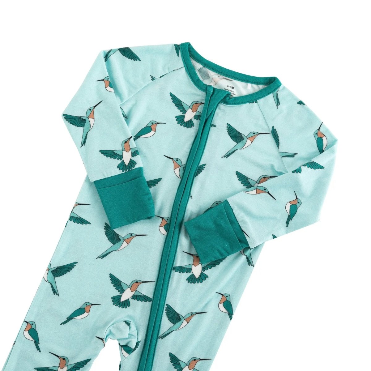 Dreamlet Dreamlet Hummingbird Convertible Zip Footies For Babies - Everetts Place Boutique - 