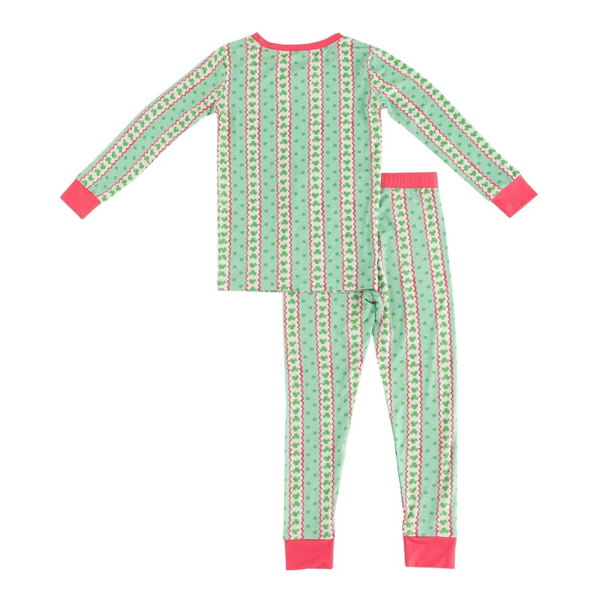 Dreamlet Dreamlet Lucky Clovers Two Piece Set Soft Breathable Outfit - Everetts Place Boutique - 