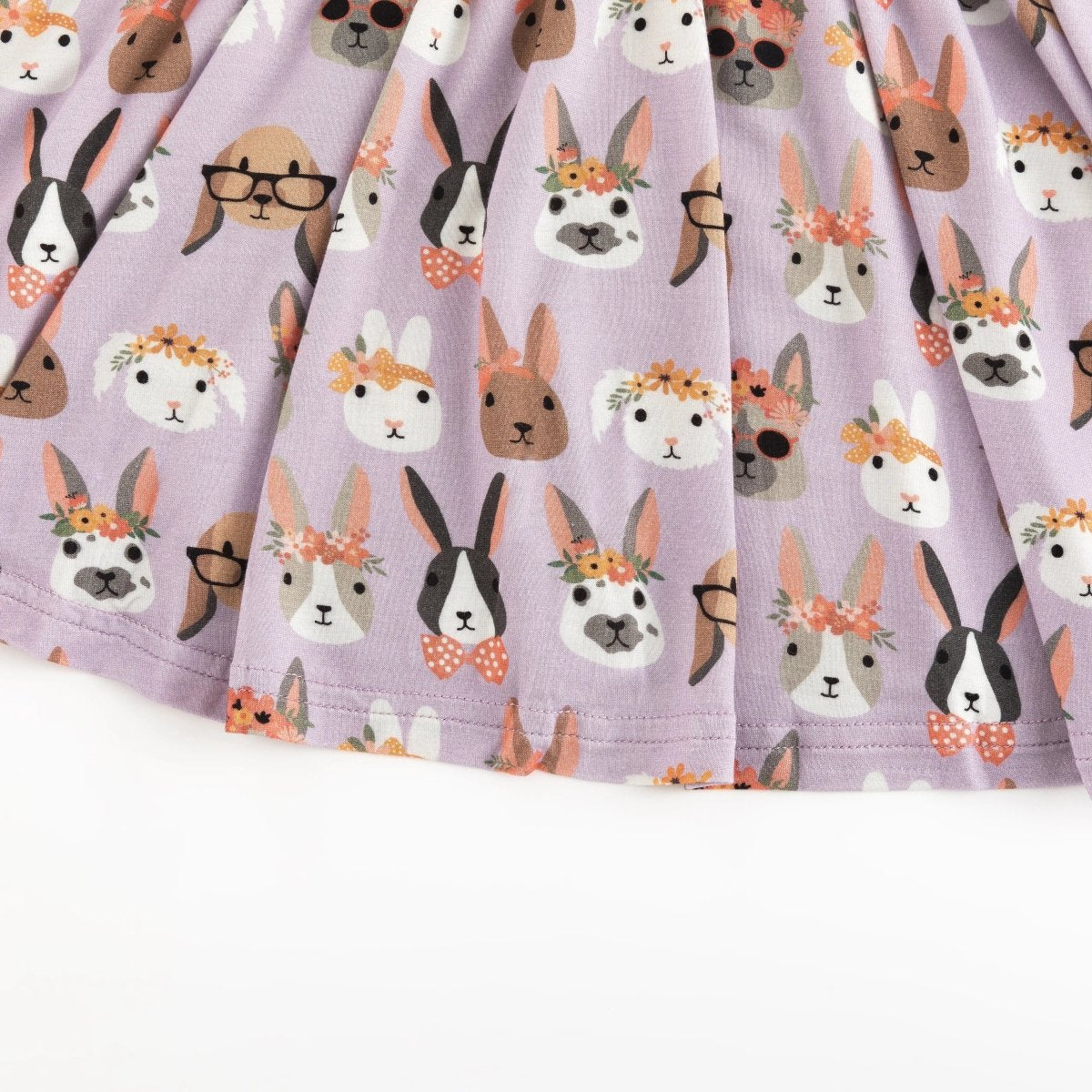 Dreamlet Dreamlet Midsummer Bunnies Twirl Dress Ruffle Cap Sleeve - Everetts Place Boutique - 