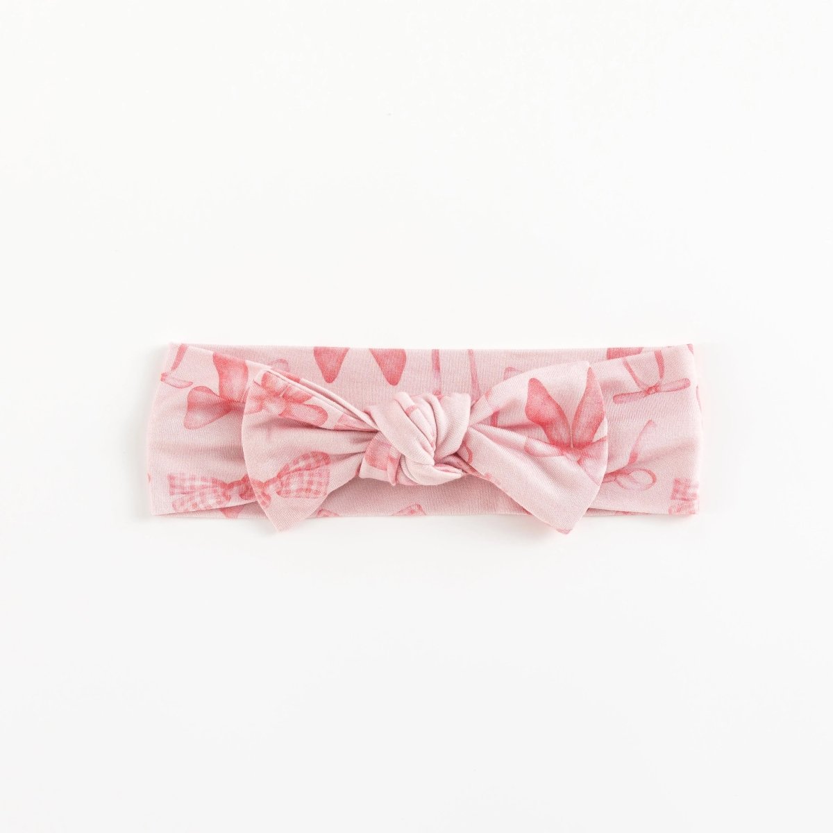 Pink Bows (Bow Headband) - Pink, Headband, Bow tie, Knot, Satin | Everetts Place