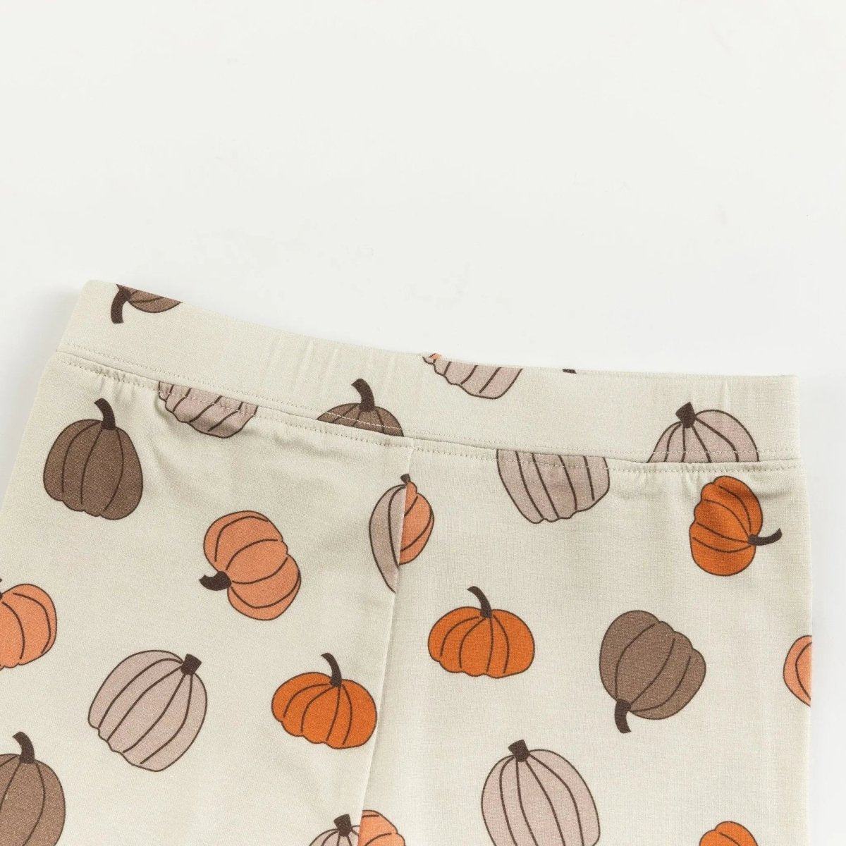 Dreamlet Dreamlet Preorder Pumpkins Beige Long Sleeve Pajama Set - Everetts Place Boutique - 