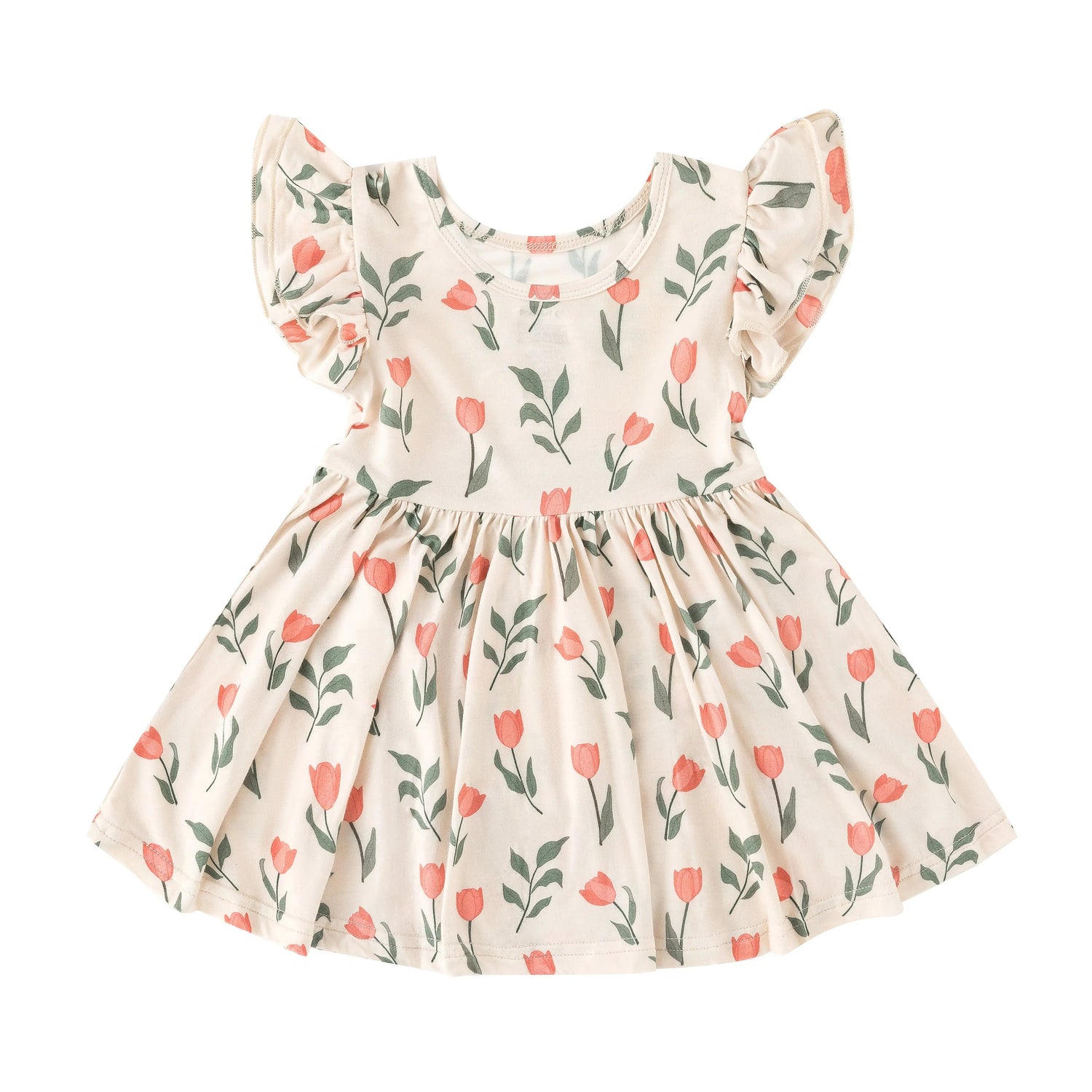 Dreamlet Dreamlet Tulip Twirl Dress Bamboo Fabric for Girls Today - 